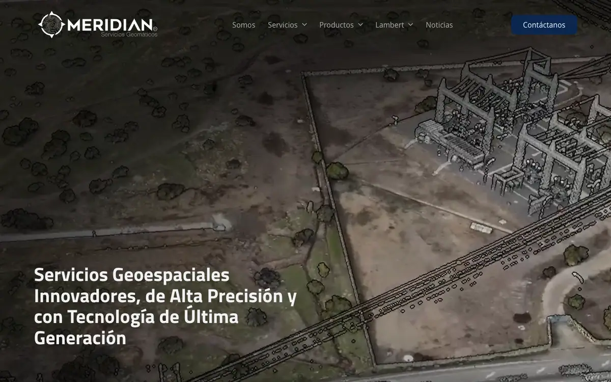 Sitio de Meridian, desarrollo web para empresas en Chile